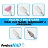 PerfectNail Elektrisches Maniküre Set Pediküre Nagelfräser Nagelfeile elektrisch