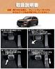 HUDIY Aluminum Pedal Covers for Accelerator and Compatible with 2024 and Aluminum Accelerator and Brake Pedal and Includes Set of 2 CX-80 Brake, CX-80