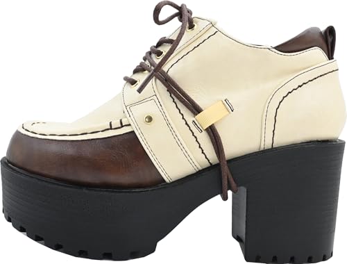 Yosuke Platform Sandals 2810102 Women's Ivory Combination Sandals, Sizes 24.0cm-24.5cm