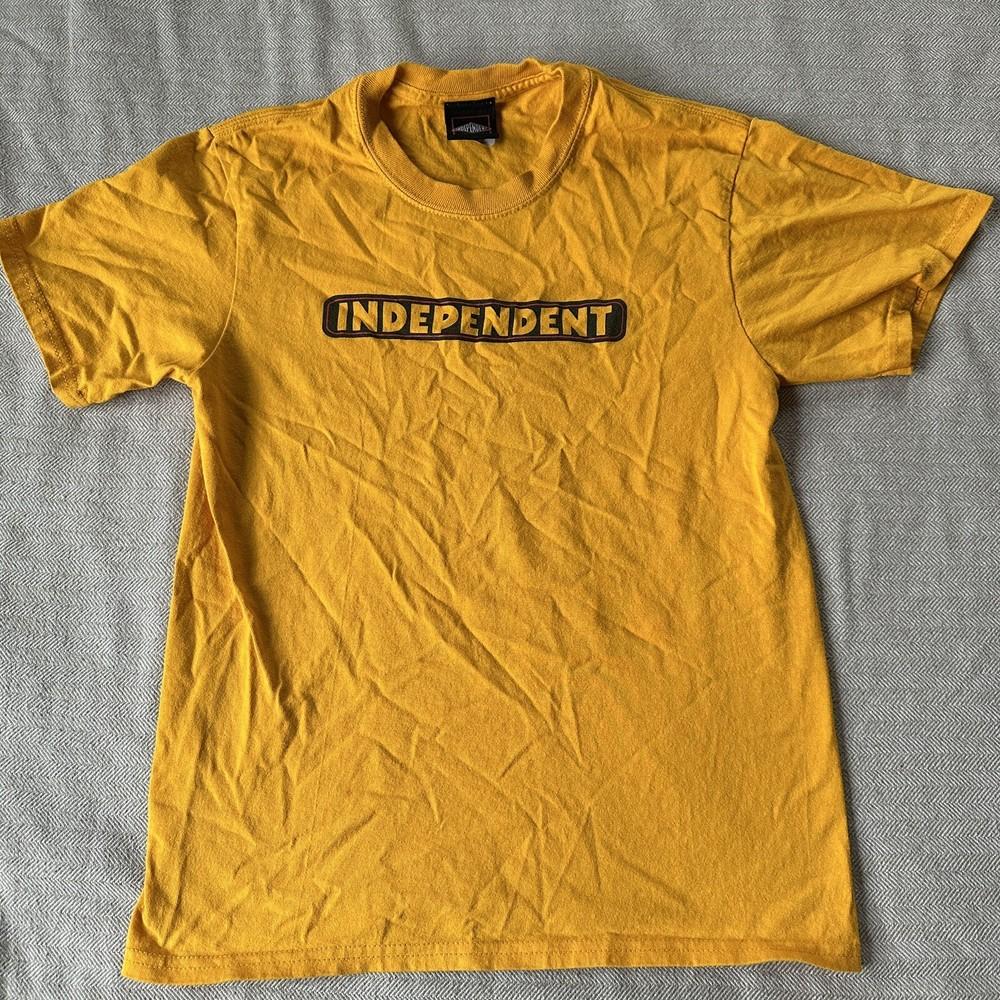 Футболка для детей Independent Trucks Skateboard, размер Medium, желтая, унисекс L