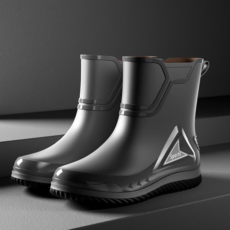 

Немецкие дождевики мужские модные средние резиновые сапоги новые на вынос райдеры специальные уличные строительные рыболовные ботинки 45