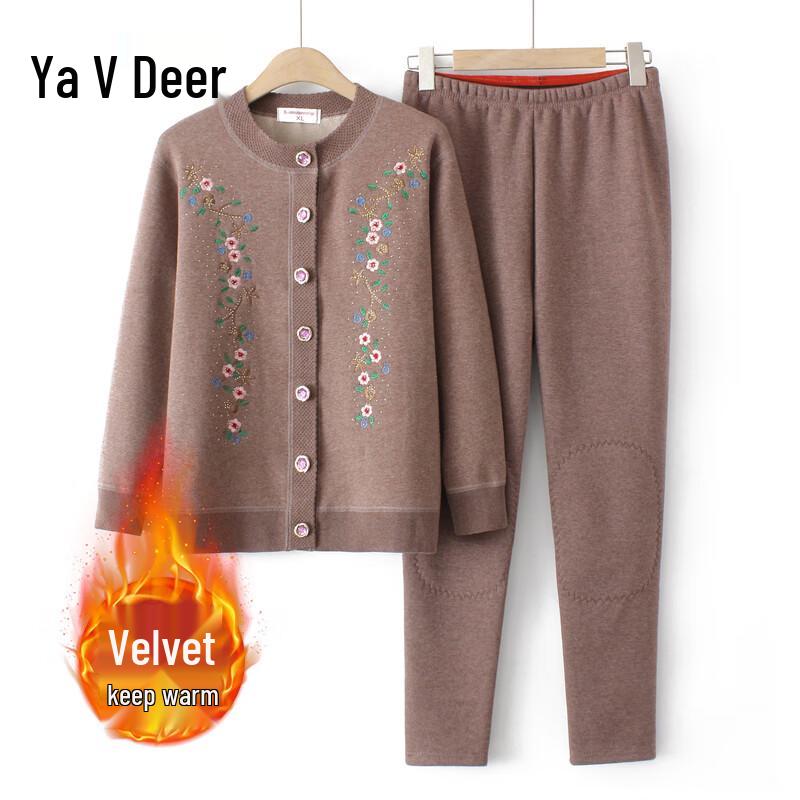 

Yalu Women s Plush Thick Thermal Underwear Set 3XL