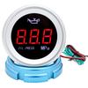 52mm Water Temperature Gauge+1/8NPT Sensor Fuel Level Oil Pressure Gauge Voltmeter Universal for Marine Boat Car Truck 12V/24V
