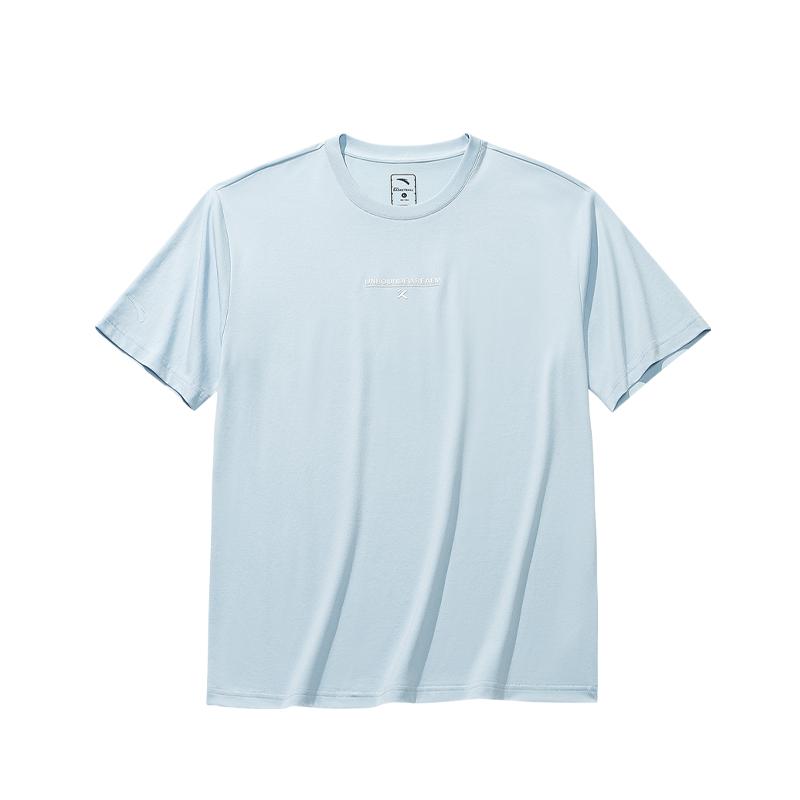 Anta Loose Letter Print Pullover Short Sleeve T-Shirt Men tops 152631119-2 M