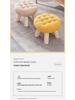 Modernes minimalistisches Kinderhocker- & Bank-Set aus Massivholz
