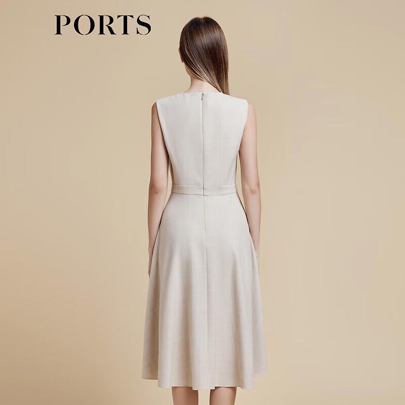 Ports Women's Sleeveless Knitted Plaid Dress