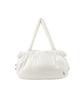 Leathery Cloud Padded Bag [Black]