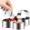 Stainless Steel Round Cake Mold With Pusher Cake Decorating Tools Diy Cake Mousse Pastry Ring Mold Cooking Rings Baking Tools