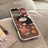 Cheese Cat Suitable for 15pro Max Mobile Phone Case Apple IPhone 16 Electroplated Drip Glue 13 Hard 14 Huawei