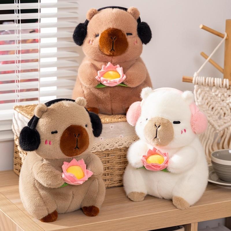 Rodent Capybara Plush Toy Doll Kids Sleep Partner Nursery Room Decoration Girls