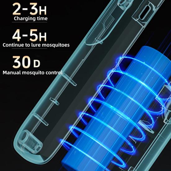 Electric Mosquito Swatter Folding Design 3500V Powerful Shock Rechargeable Battery USB Type-C Charging