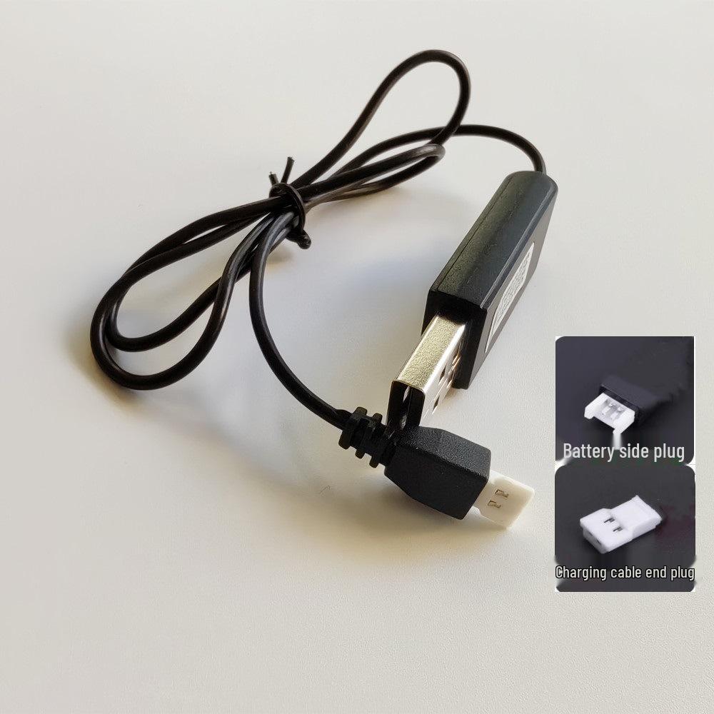 Compact USB Charger Cable for 3.7V Remote Control Helicopter Drone