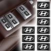 Carbon Fiber Steering Wheel Car Logo Emblem 3D Stickers Car Accessories For Hyundai Accent Elantra Tucson Sonata GDI I10 I20 YY999