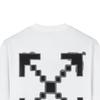 Off-White SS26 Vintage American Hand-Painted Distressed Portrait Print Design Fashion Light Luxury Trendy Versatile Short Sleeve T-Shirt OFFTEGLOG777Q