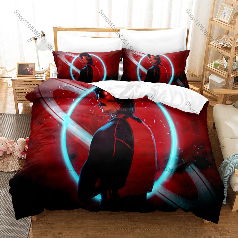 Dr Disrespect Gamer Print 3PCS Bedding Set Duvet Cover + 2 Pillowcases Soft Bed Linen Home Bedroom Decor For Gaming Fans