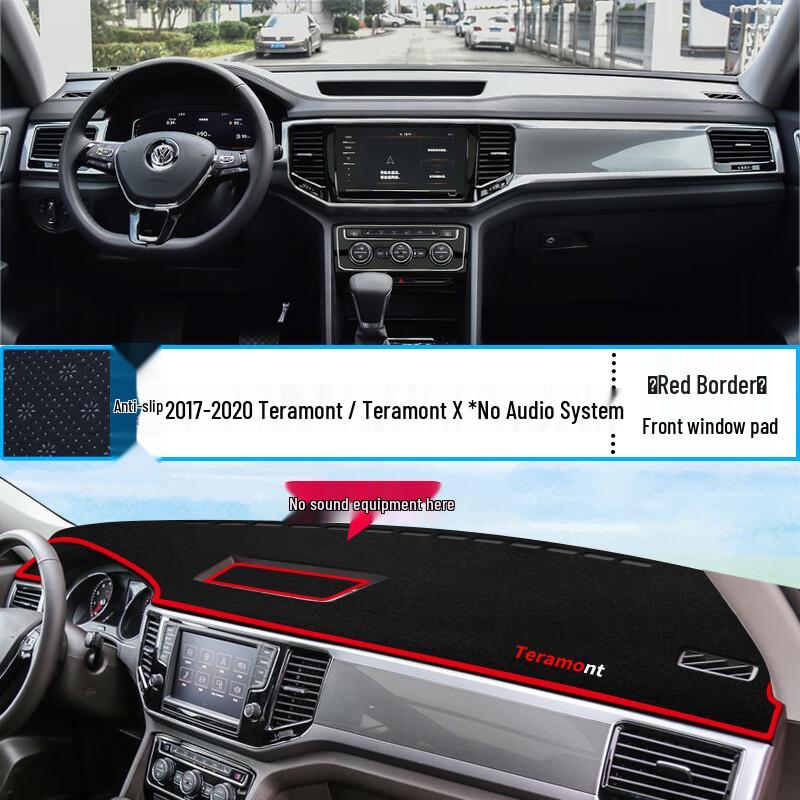 Volkswagen Teramont X 22-23 Models Anti-Glare Dashboard Mat for Interior Sun Protection