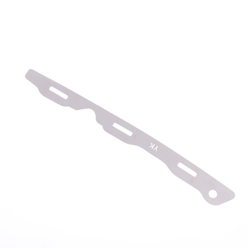 Civic 2012 2016 2 Piezas Hebilla de Placa Metálica Reparación Parachoques Delantero Resistencia Duradera para Modelos de 9ª Generación