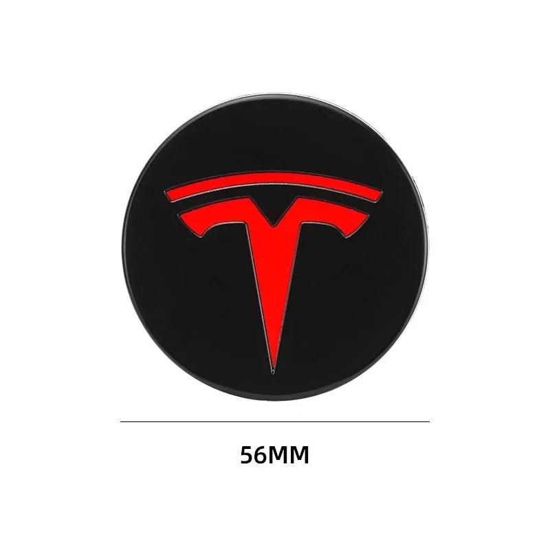 Adesivo per Auto 2025 Nuovo Tesla 4pz 56mm Copricerchi per Auto per Tesla Model S X 3 Y Roadster Accessori Tappo Centrale per Cerchi A