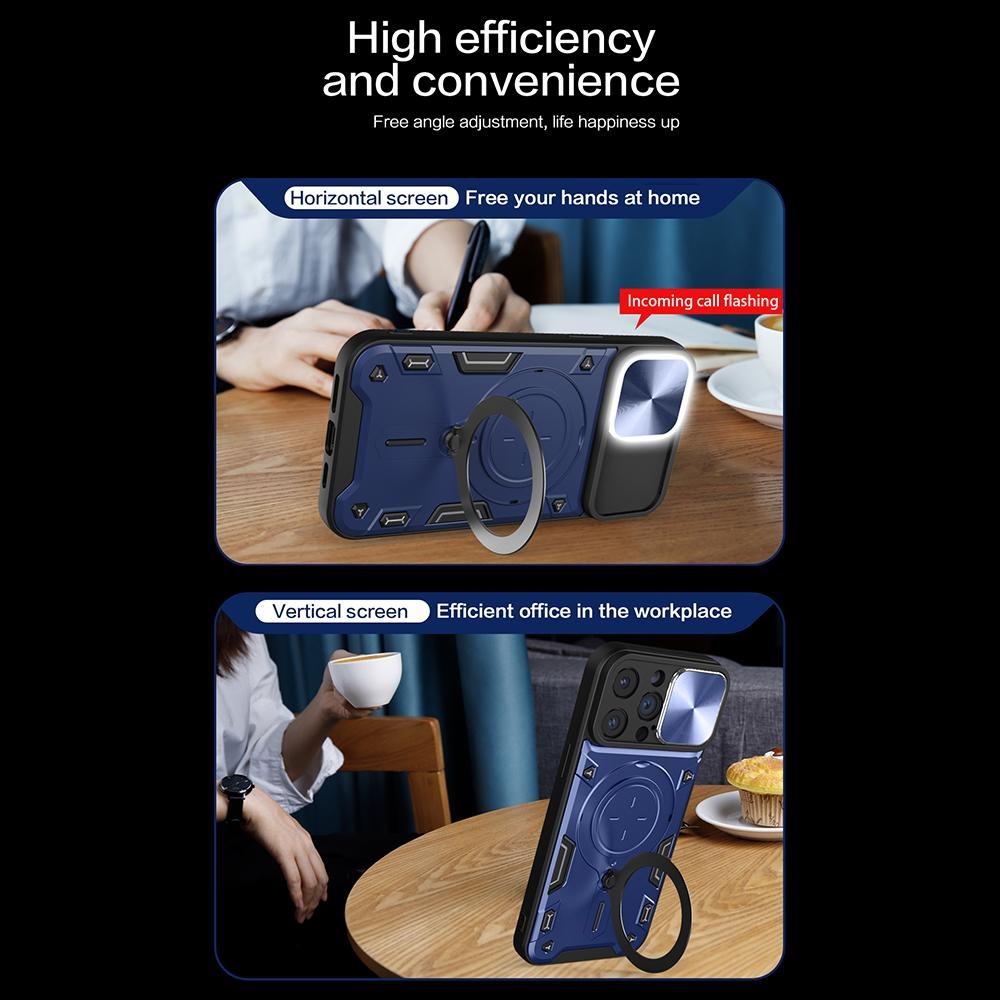 360° rotace s magnetickým kroužkem, stojánek, ochrana objektivu, pancéřové pouzdro pro iPhone 15 14Plus 13 12 11Pro Max pro Samsung S24 S23 S22 S21 S20 Ultra Plus A05 A14 A54