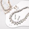 Tooxika Baroque Alloy Necklace Elegant And Stylish Versatile Bridal Dress Jewellery Set
