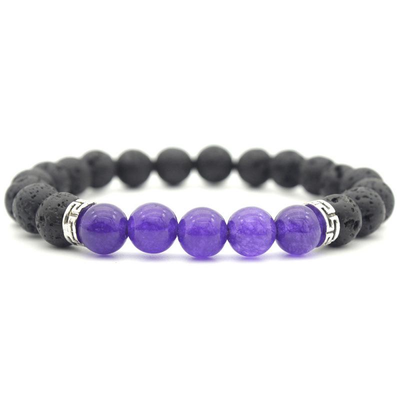 8mm Volcanic Rock Versatile Jewelry Bracelet