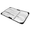 25.2 x 16.1in RV Door Window Sunshade, Water Proof Foldable Reflective Sunshade with Protecting Hook and   Fastener, Compatible with Most RVs Enha