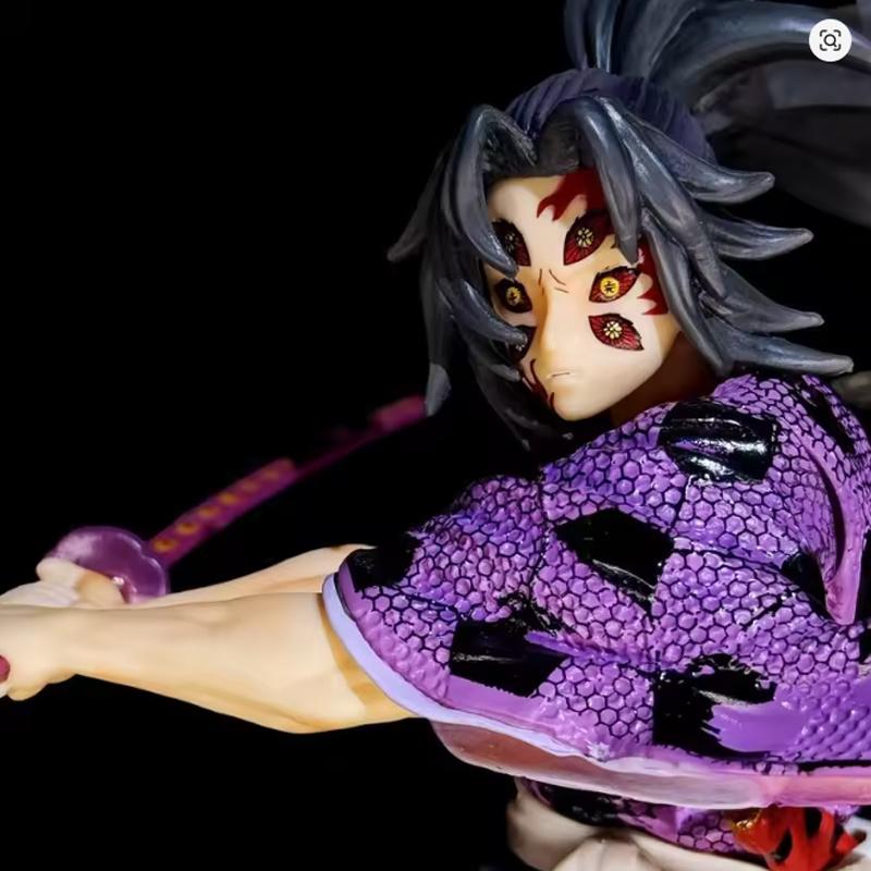 Demon Slayer Kokushibo 28Cm Anime Action Figure Model Statue Attack Posture Collection Desktop Decoration Toy Gift