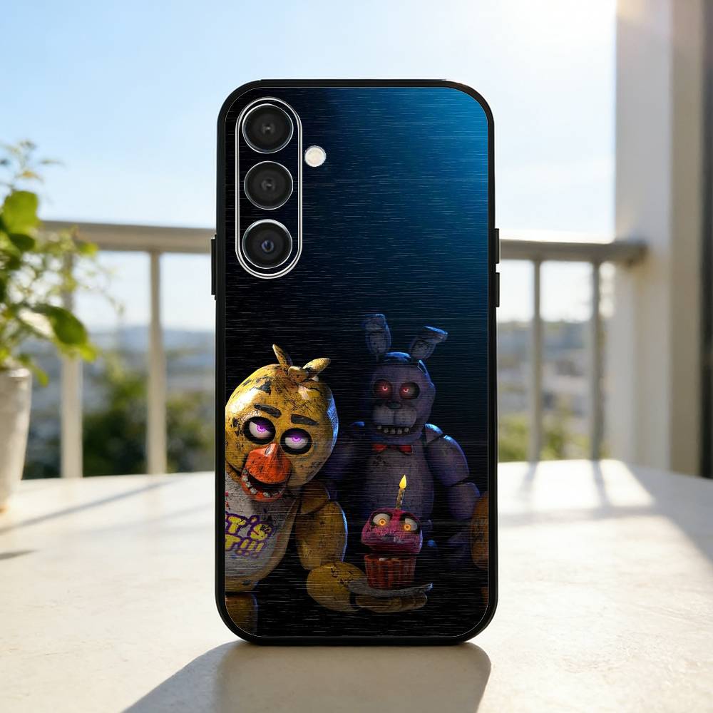 Five N-Nights At F-Freddys Fnaf  Phone Case For Samsung  A73,A21s,A22,A31,A32,A52,A53,A71,A80,Soft Black Shell