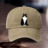 Pc Adjustable Hat with Cat Print Pattern Unisex And Women Outdoor Sports Style Ideal Gift for Weddings Parties Birthdays Raci