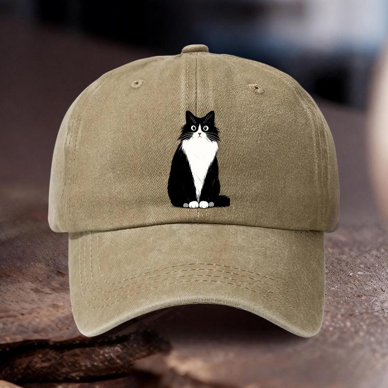 Pc Adjustable Hat with Cat Print Pattern Unisex And Women Outdoor Sports Style Ideal Gift for Weddings Parties Birthdays Raci
