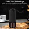 Manual Coffee Grinder with Nitrogen Steel Grinding Core Adjustable Thickness Hand-Operated Bean Grinder with Solid Wood Handle
