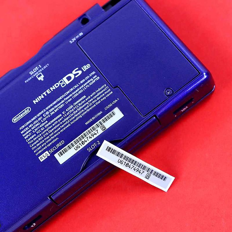 20Pcs For Ndsl Barcode Serial Number Back Patch Barcode Label For 3Ds 3Dsxl  3Ds Xl Ll Ndsixl Universal
