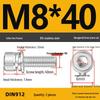 304 Stainless Steel Hex Socket Cap Screw with Washer - Sizes M3, M4, M5, M6, M8, M12