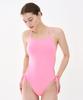 Loseuteuinseoul Strawberry Pink Triangle Tie-Back Swimsuit