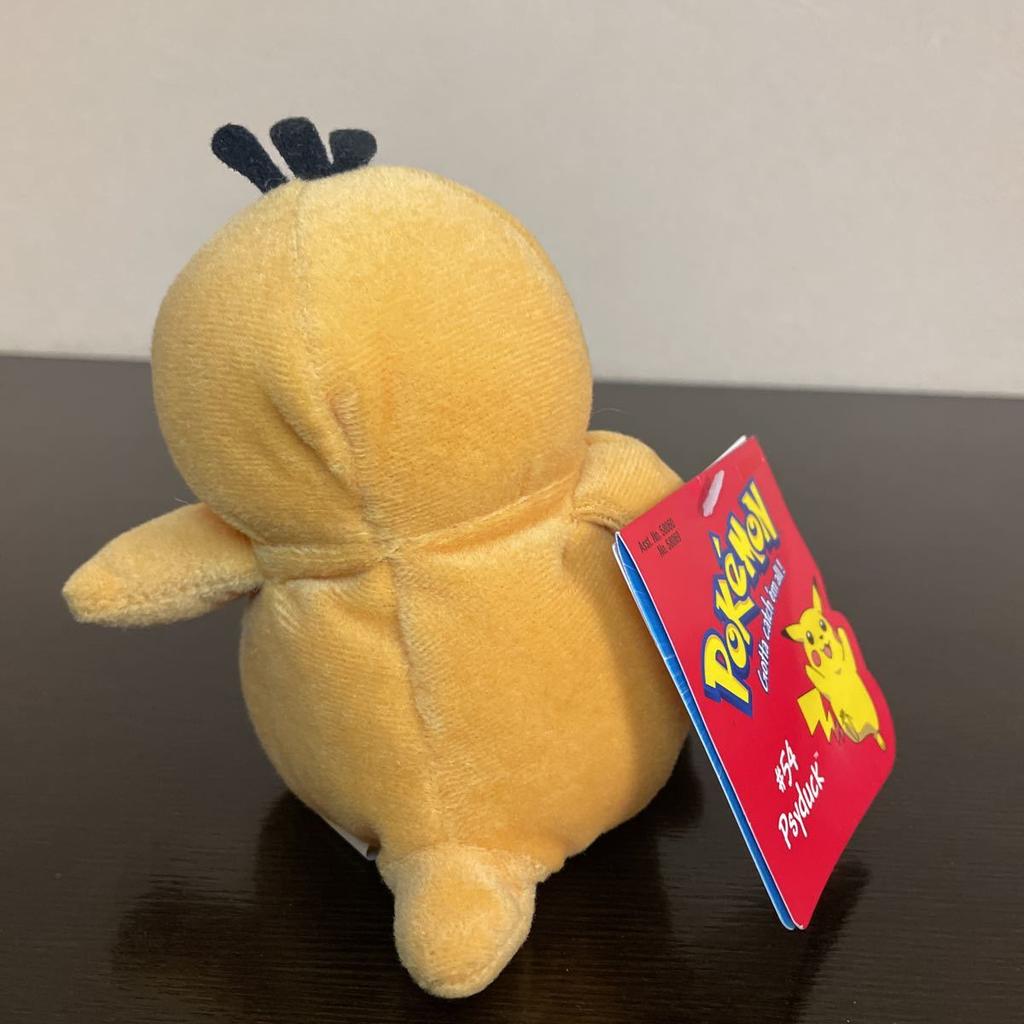 Pokémon Used Psyduck Plush Toy from Pocket Overseas, 1998, Nintendo, Monsters