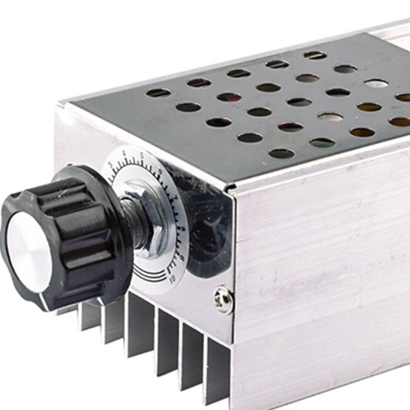 Hochleistungs-SCR-Thyristor Elektronischer Spannungsregler 6000W Einstellbare Spannungen Dimm-Geschwindigkeitsregulierungsfunktion