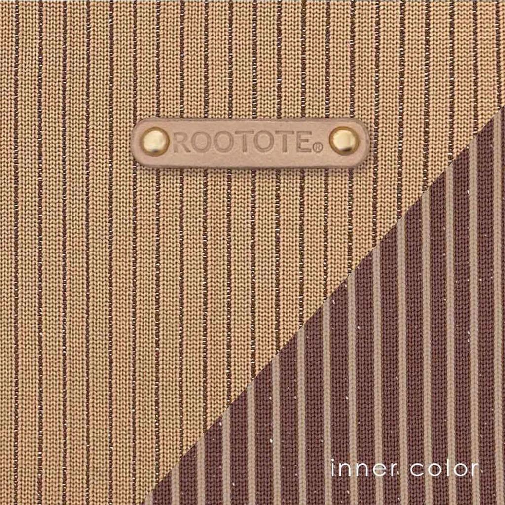 Rootote Lamé Knit Shoulder Tote Bag LT.Round.Glimpse.Knit-A 1061 (03 Beige)