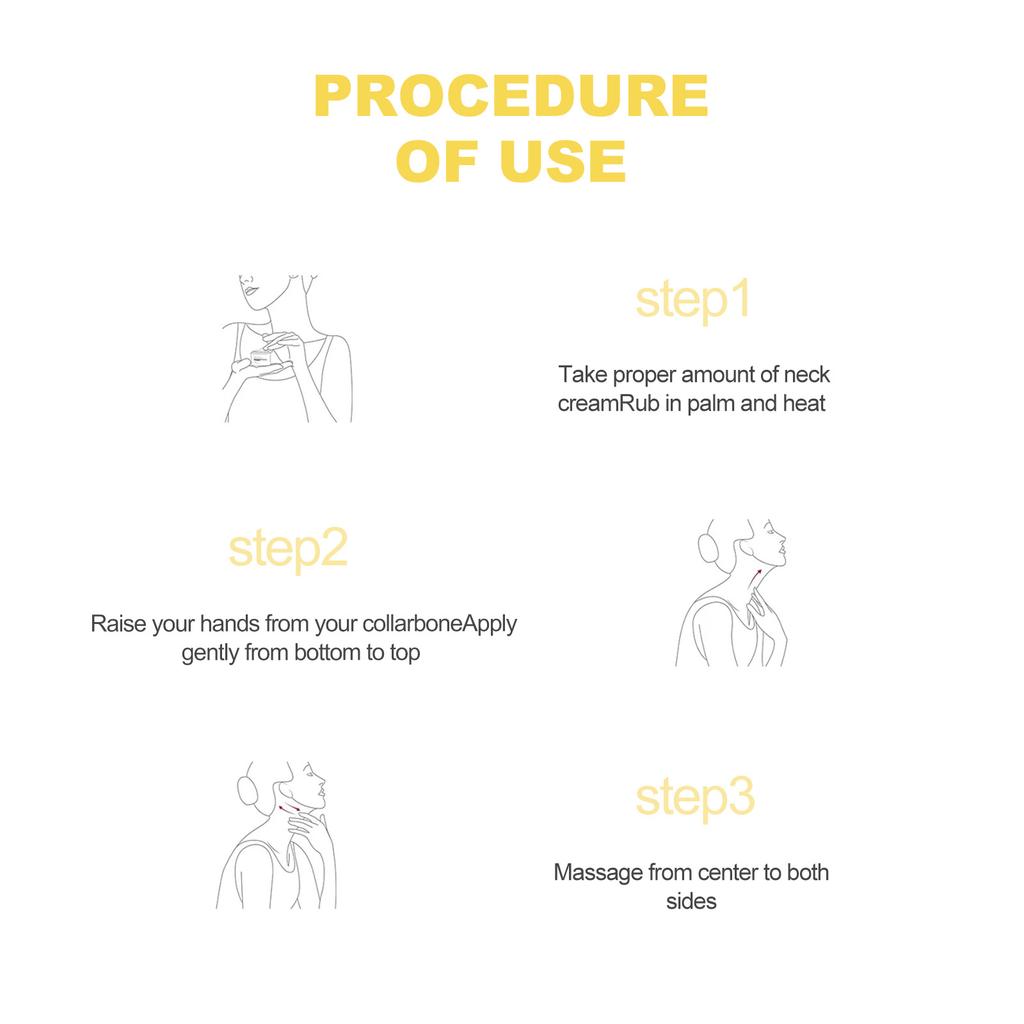 50ml Collagen Neck Cream Mooth Delicate Radiant and Translucent Rapid Absorption of Skin Retinol Anti Aging Serum