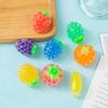 8 Stück Simulierte Frucht Quetschspielzeug Set Perlengefüllte Stressabbau Spielzeug für Kinder Erwachsene Halloween Weihnachtsfeier Mitgebsel