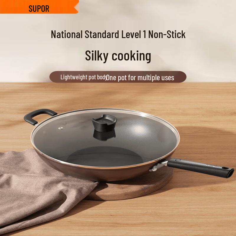 SUPOR 34cm Non-Stick Easy-Clean Wok