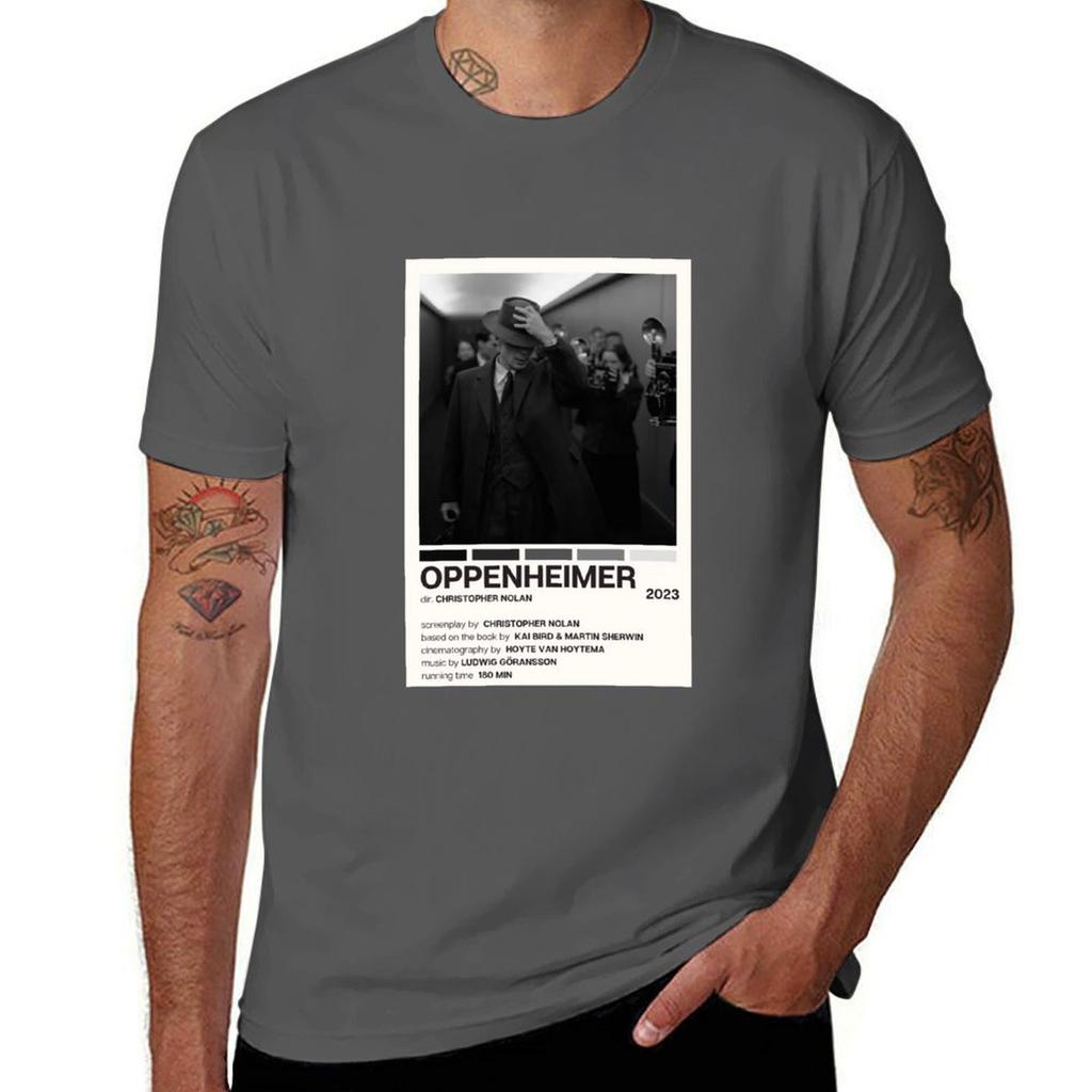 Oppenheimer (2023) Movie Poster Tshirt Summer Sports Quick Dry Tshirt