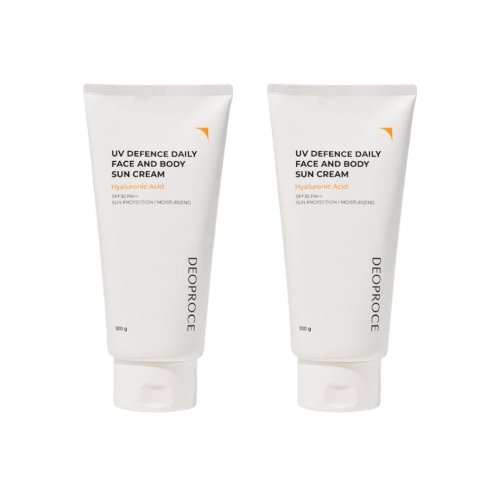 

Deoproce UV Defence Щоденний сонцезахисний крем для обличчя та тіла SPF30 PA++ 300г*1шт/2шт/3шт/4шт 2Pcs