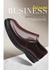 Scarpe Casual Slip-On da Uomo in Vera Pelle 2025 - Suola Morbida, Antiscivolo, Traspiranti per Mezza Età e Anziani