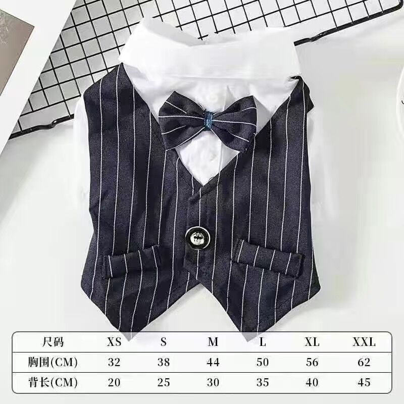 Dog Clothes for Spring and Summer, Lightweight Suits and Shirts for Teddy, Bichon, Pomeranian, and Small Dogs, Pet Apparel
