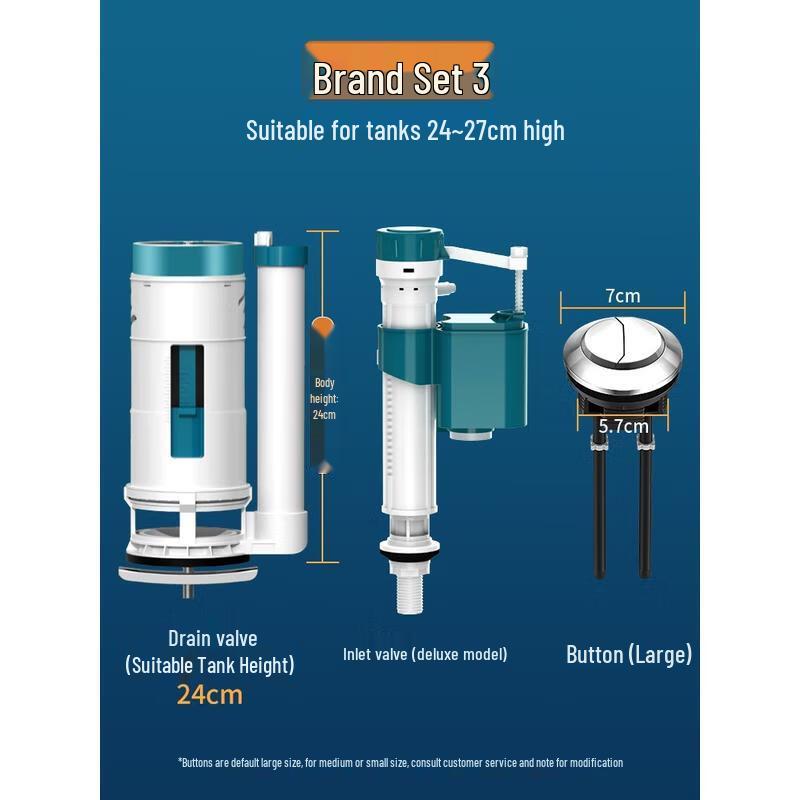 HANDUNYOU Комплект заливного и сливного клапанов для унитаза