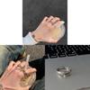 Morbius Mbius Roman Numerals Adjustable Ring With Vintage Style For Men And Women