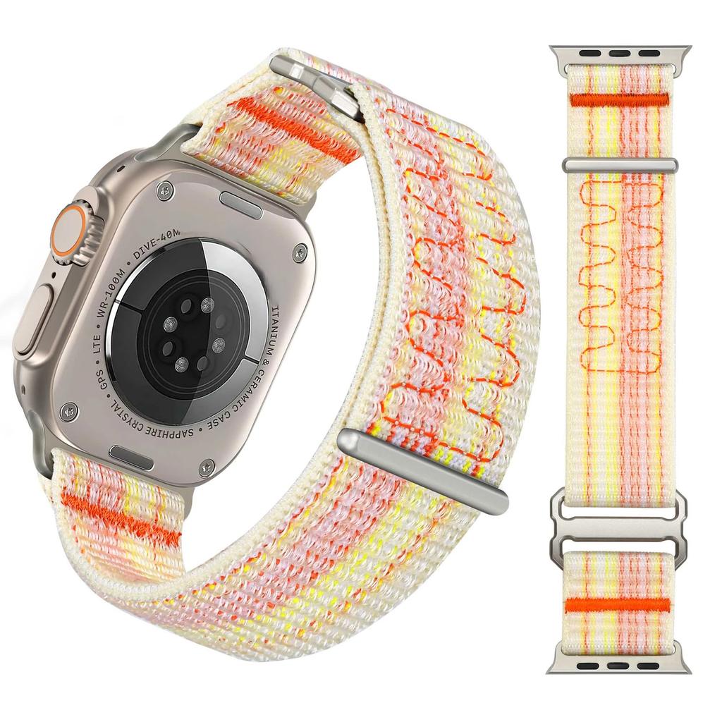 Nylom Trail Loop Armband für Apple Watch Ultra 2 1 49mm 45mm 44mm 42mm Sportarmband für iWatch Series 9 8 7 6 5 4 se 40 41mm Correa