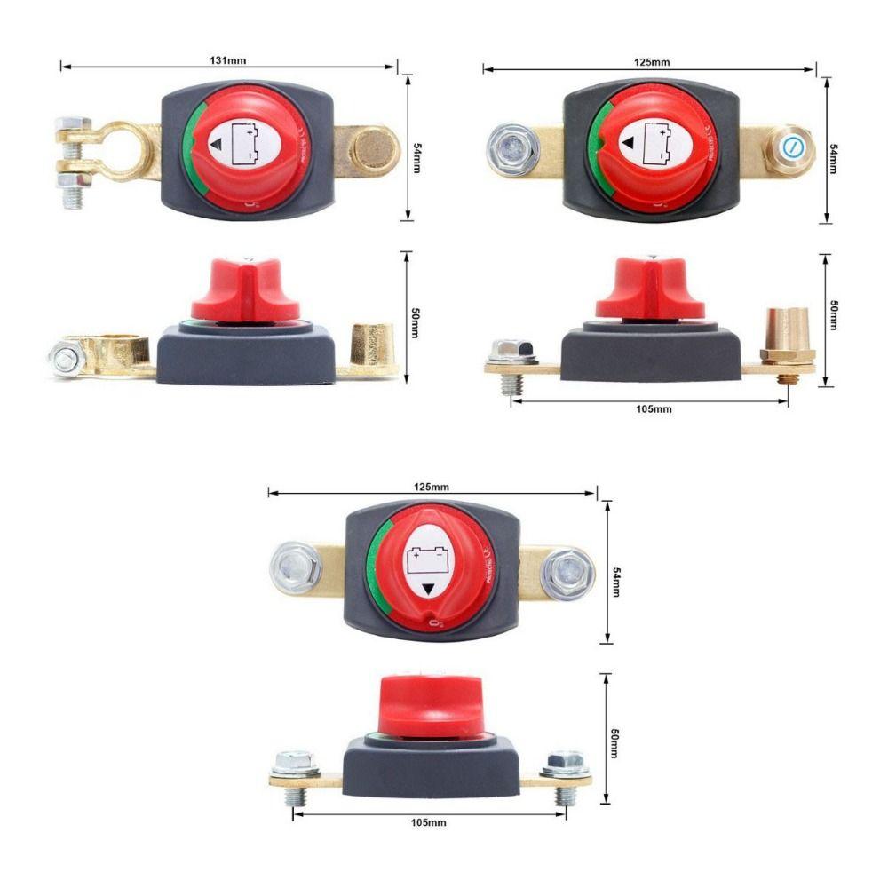 Heavy-Duty Battery Isolator 2 Position on/Off Power Cut Master Isolator  Marine