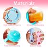 Baby Doll Accessories Feeding & Caring Set Set with Bottle Sippy Cup Pacifier Dinner Plate  Pretend Play for Kids Toddlers Girls