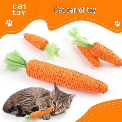 Bite-Resistant Cat Teaser Toy with Bell - Self-Play, Boredom Relief, Teething Aid, and Energy Expender